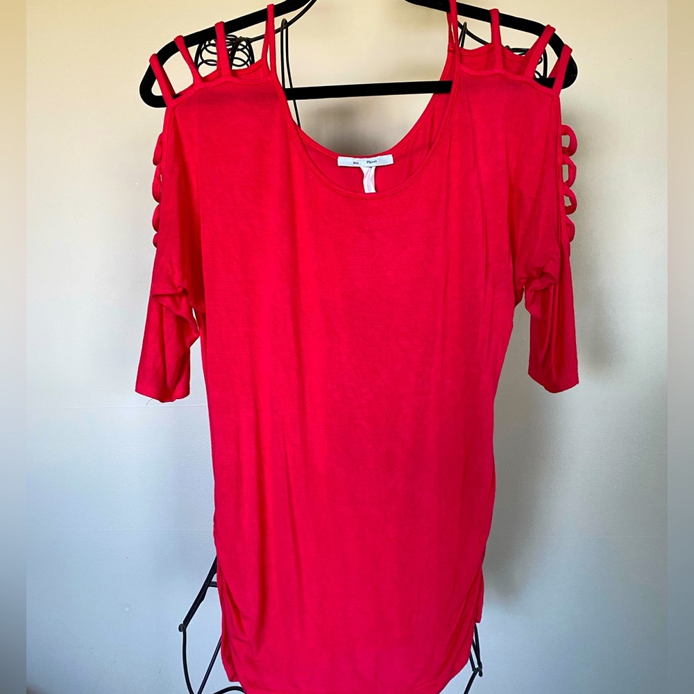 Blu Planet Coral Dress Shirt